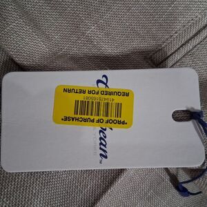 New Caribbean Chino Pants Sz 38x30 Beige Mens Linen Blend Casual Comfort Style